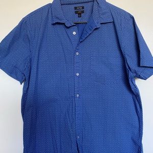Blue Button Up